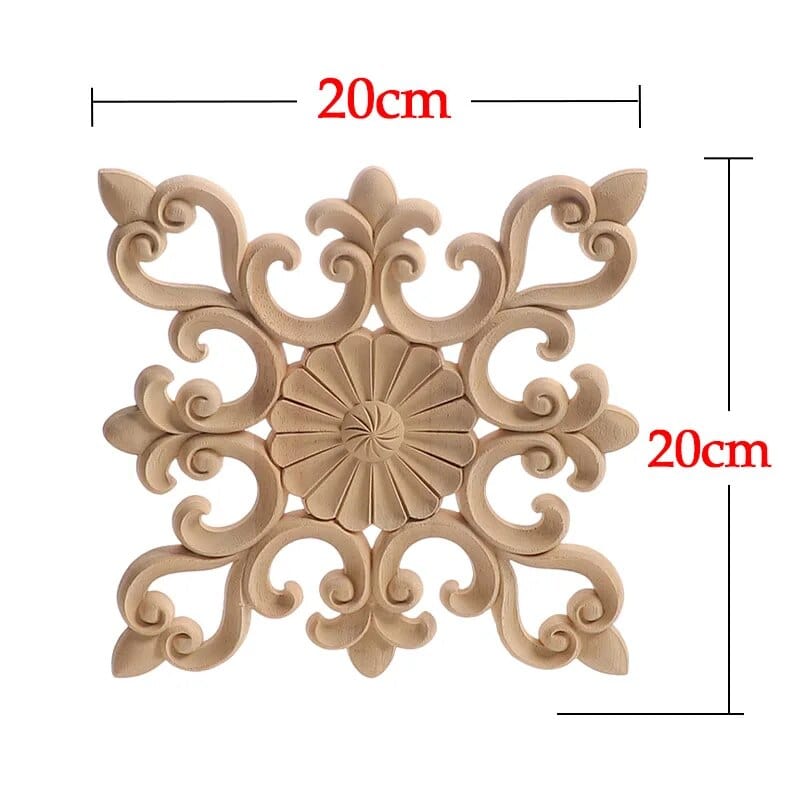 Appliques murales en bois