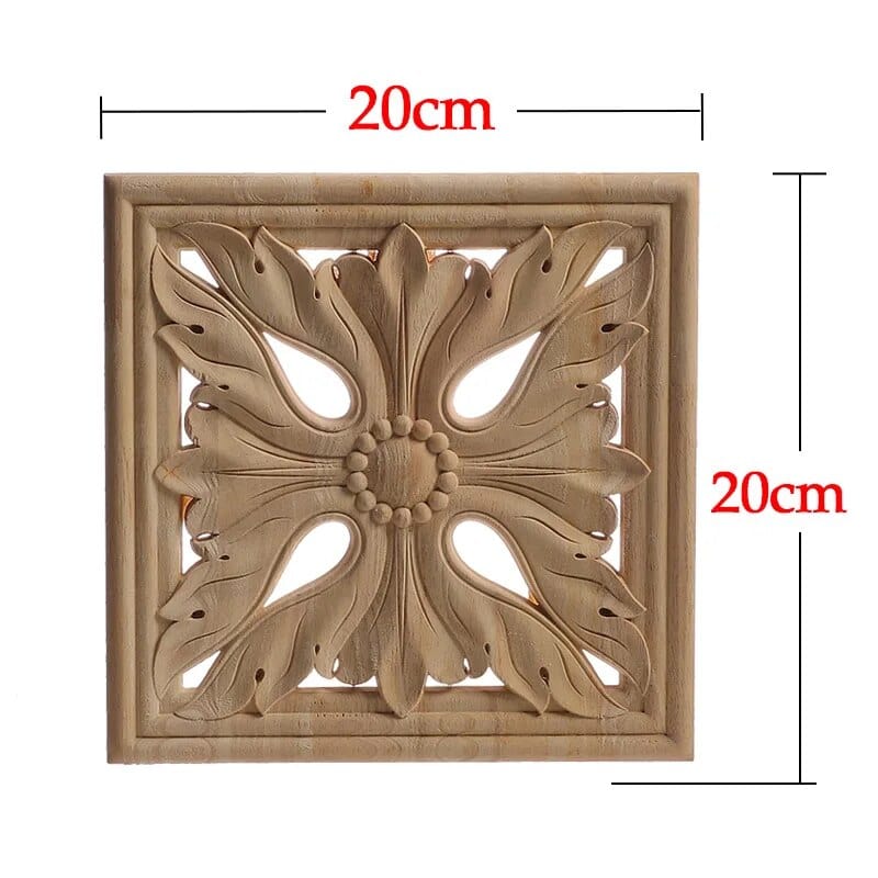 Appliques murales en bois