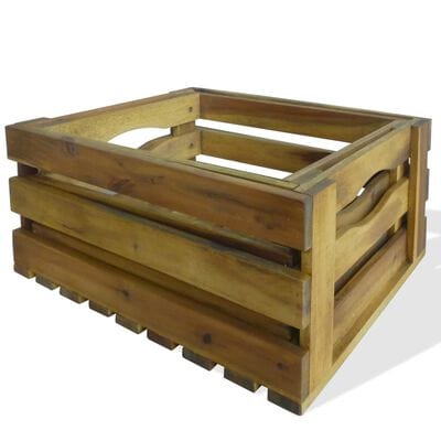 Caisse en bois decorative