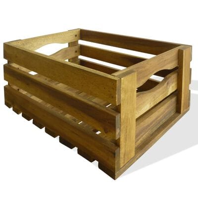 Caisse en bois decorative