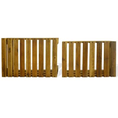 Caisse en bois decorative