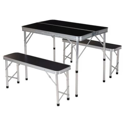 Ensemble table pliable