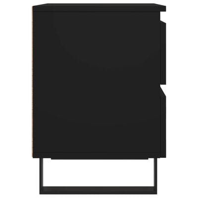 Lot 2 table de chevet noir