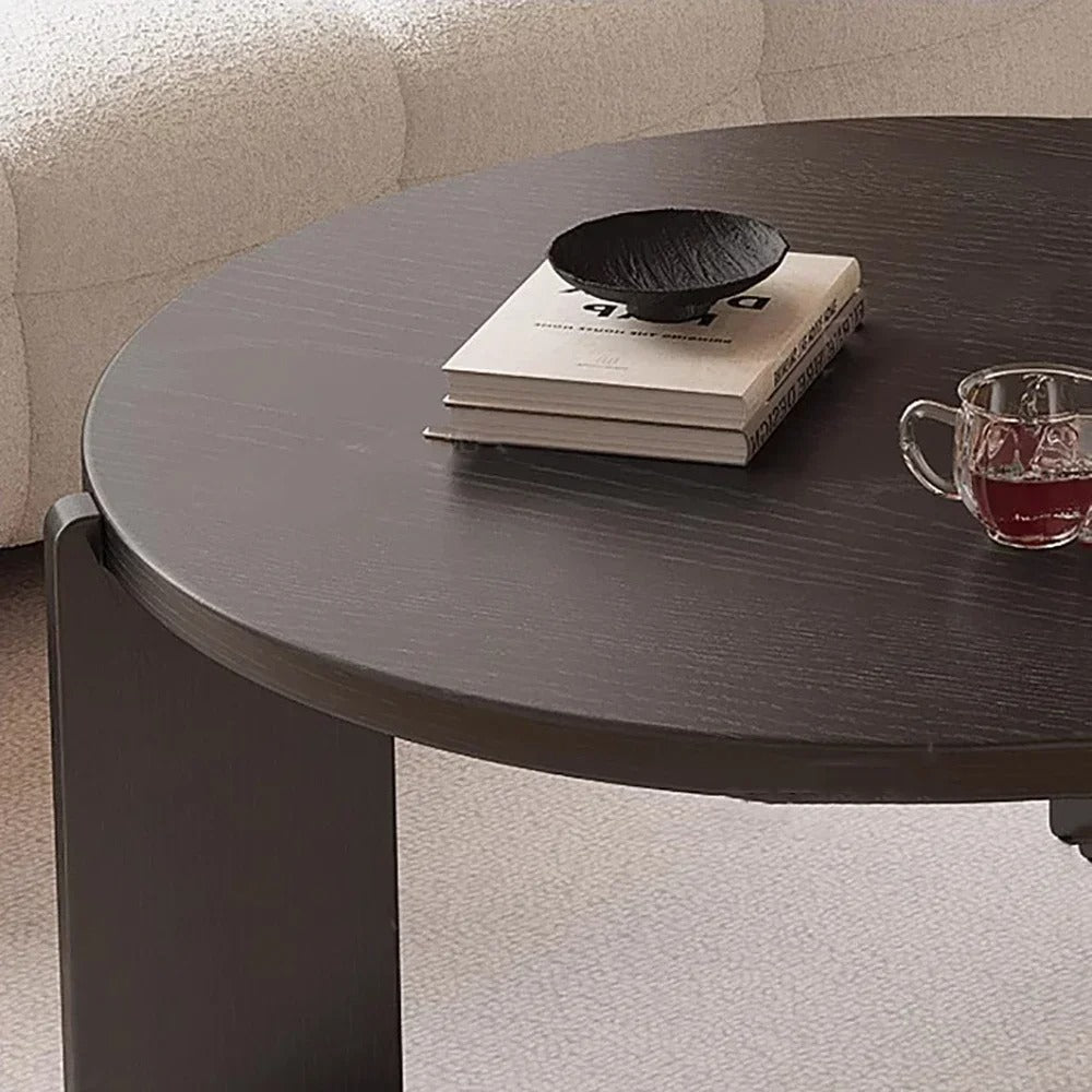 Table basse industrielle ronde