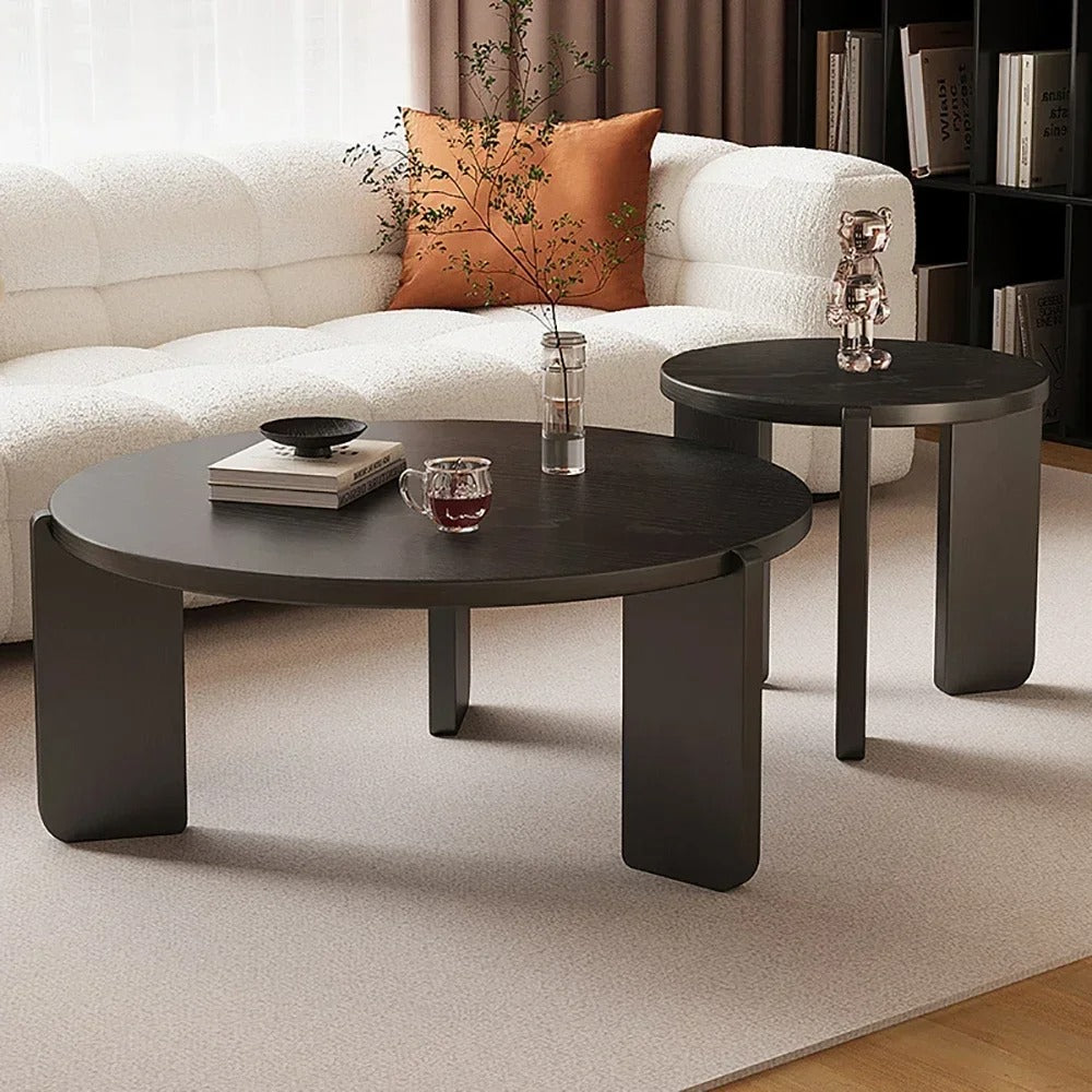 Table basse industrielle ronde