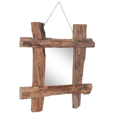 Miroir en bois naturel