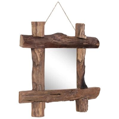 Miroir en bois naturel