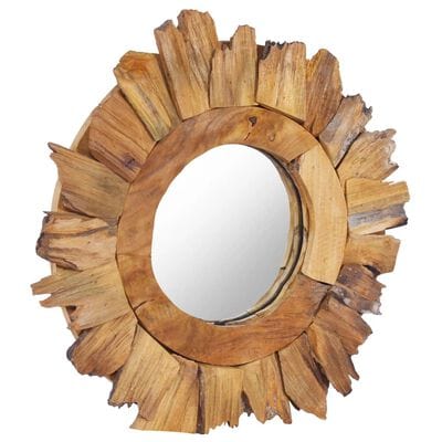 Miroir mural en bois