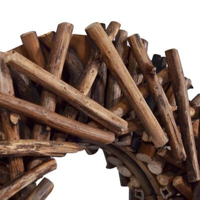 Miroir mural en bois