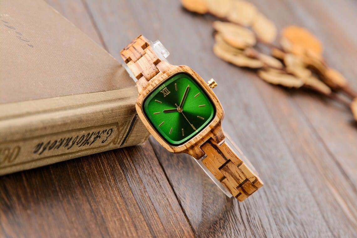 Montre en bois "Green"