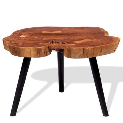 Petite table basse ronde bois