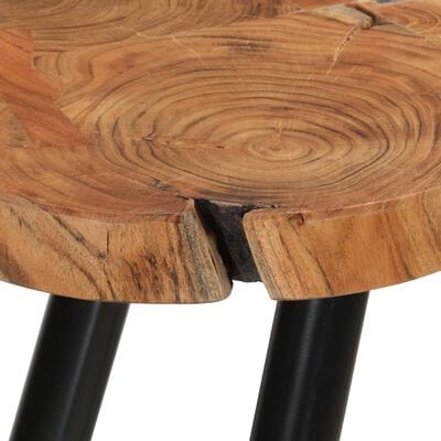 Petite table basse ronde bois