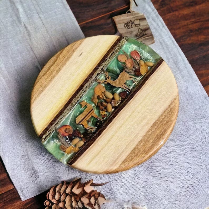 Plateau bois et époxy