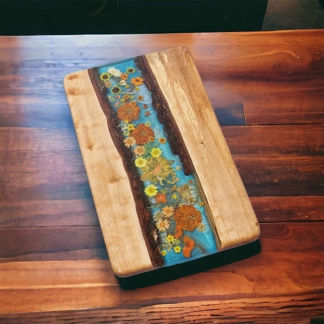 Plateau de bois "Van Gogh"