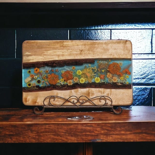 Plateau de bois "Van Gogh"