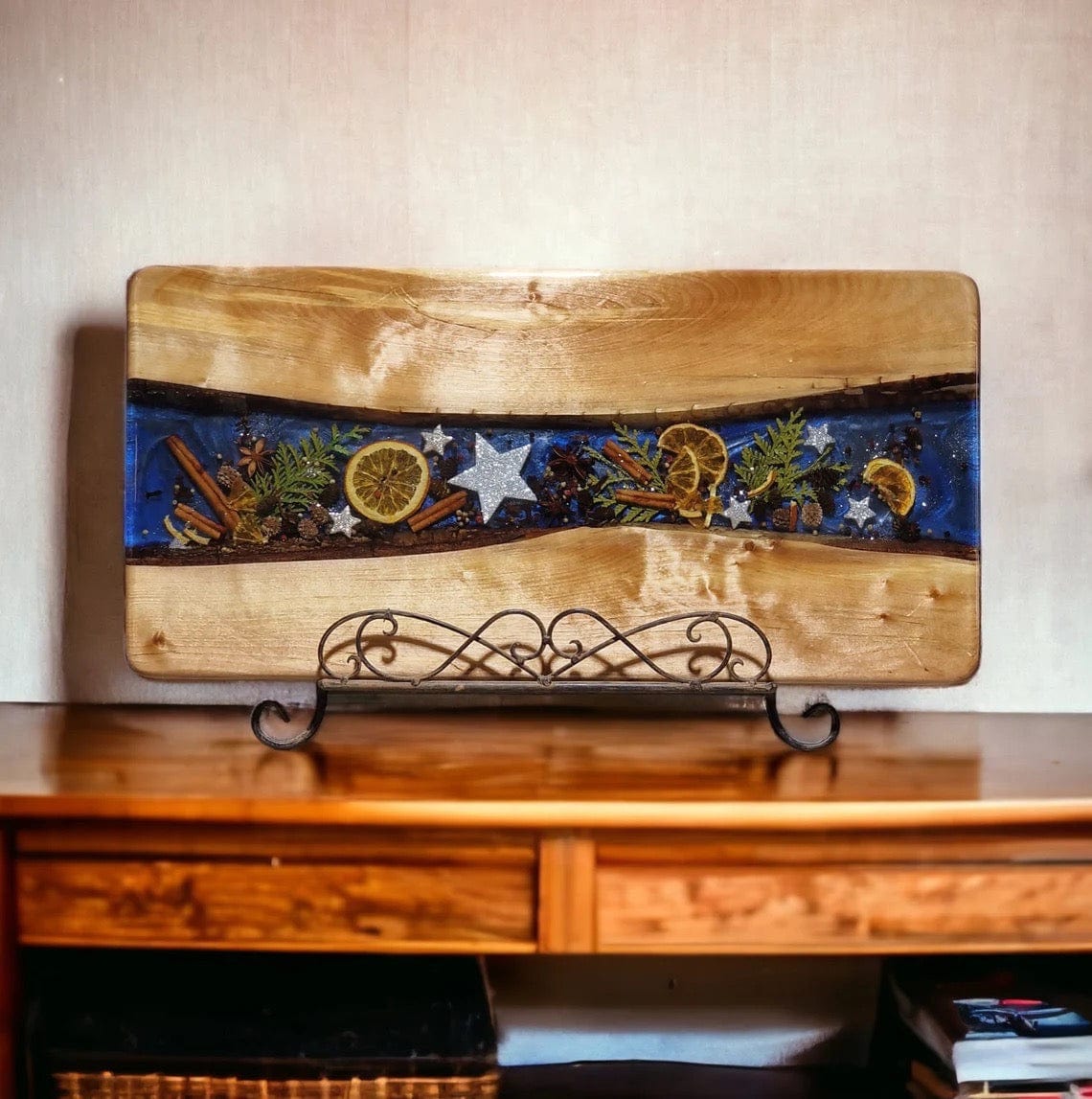 Plateau de service en résine époxy