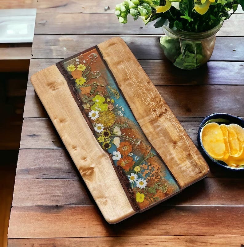 Plateau en résine de repas