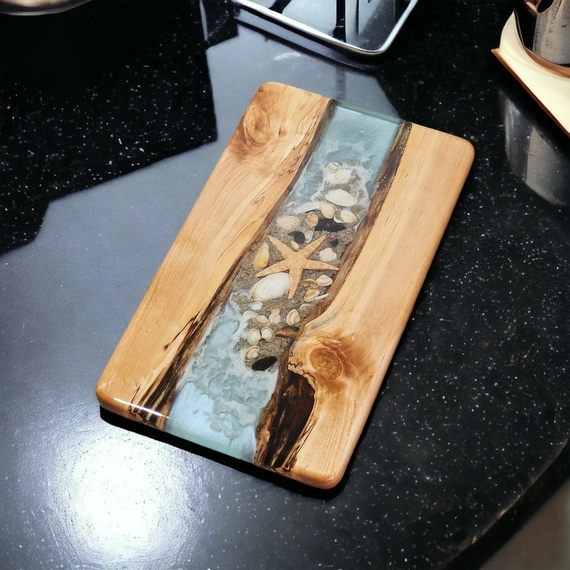 Plateau rond en bois