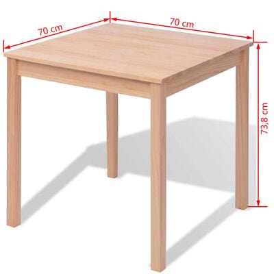 Table 2 personnes en bois