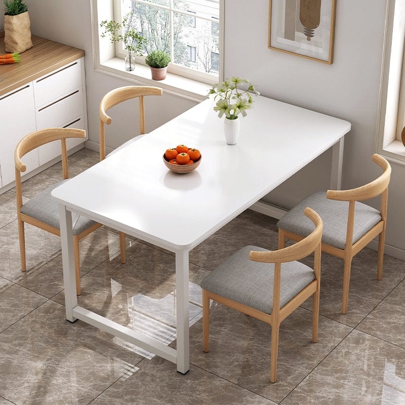 Table a manger blanc et bois