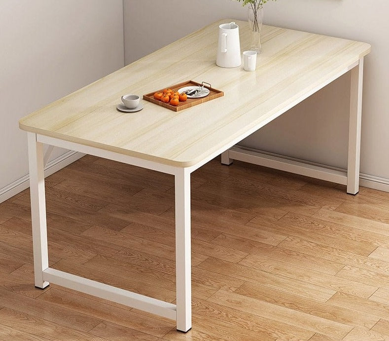 Table a manger blanc et bois