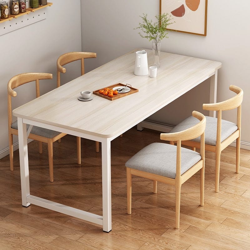Table a manger blanc et bois