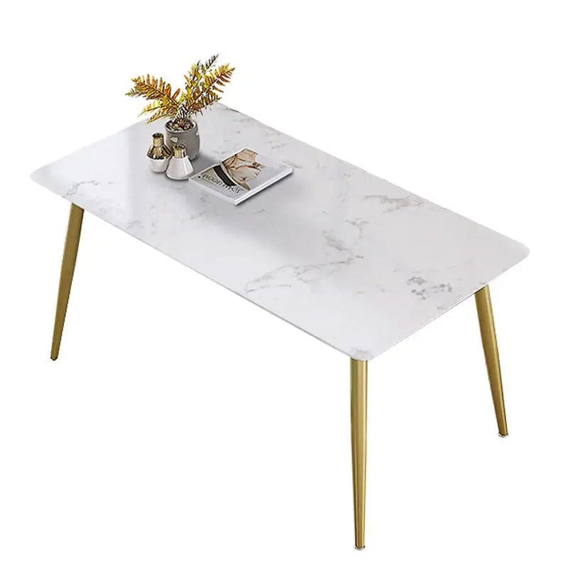 Table a manger blanche laquée