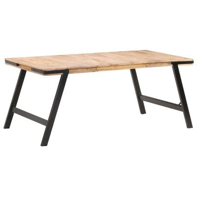 Table a manger bois et metal
