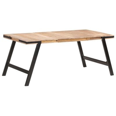 Table a manger bois et metal