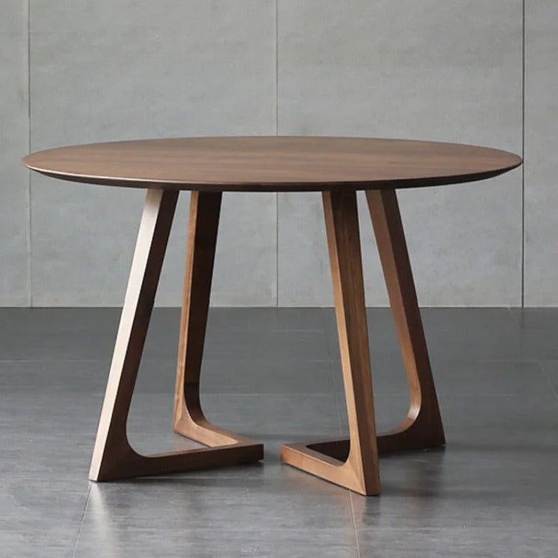 Table a manger bois et noir