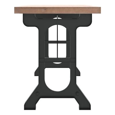 Table a manger bois metal