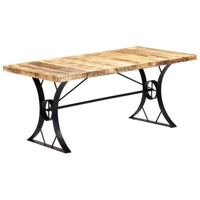 Table a manger industrielle bois