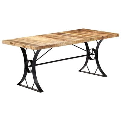 Table a manger industrielle bois