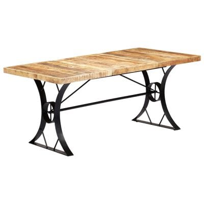 Table a manger industrielle bois
