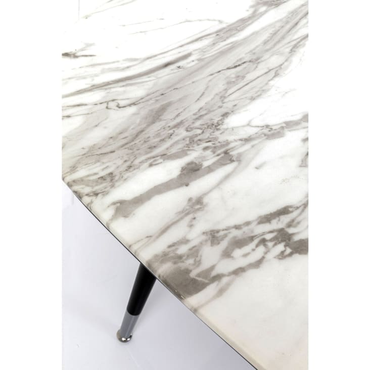 Table a manger marbre blanc