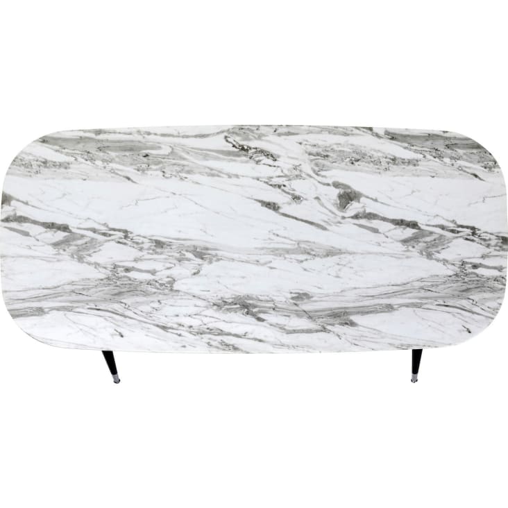 Table a manger marbre blanc