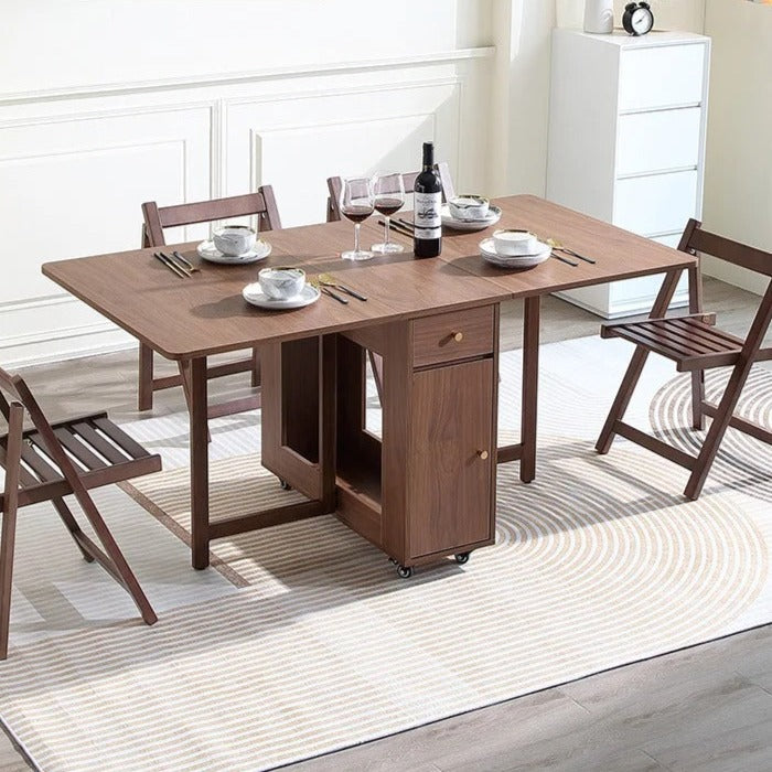 Table a manger pied central