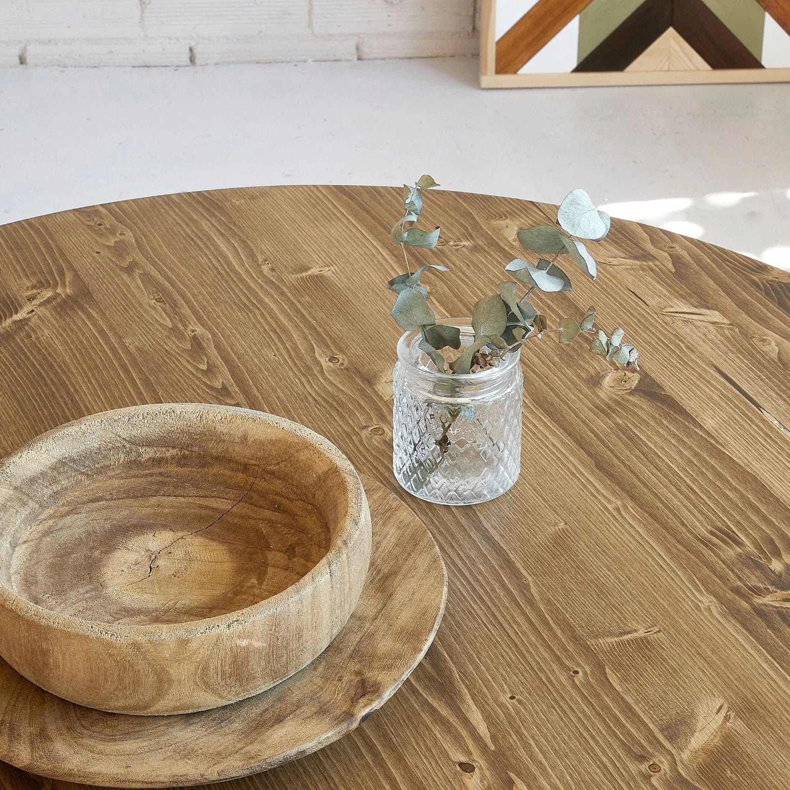 Table a manger ronde bois