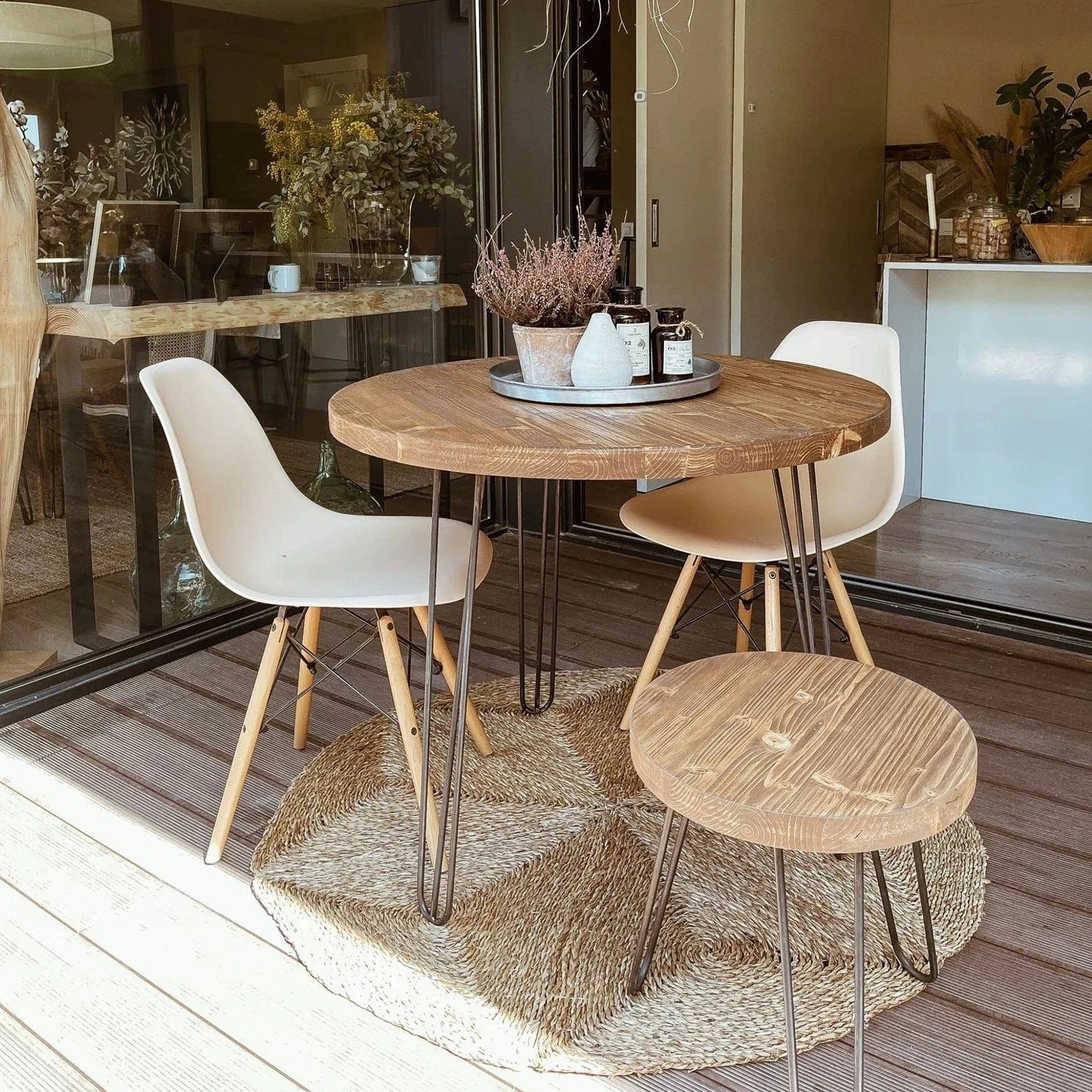 Table a manger ronde bois