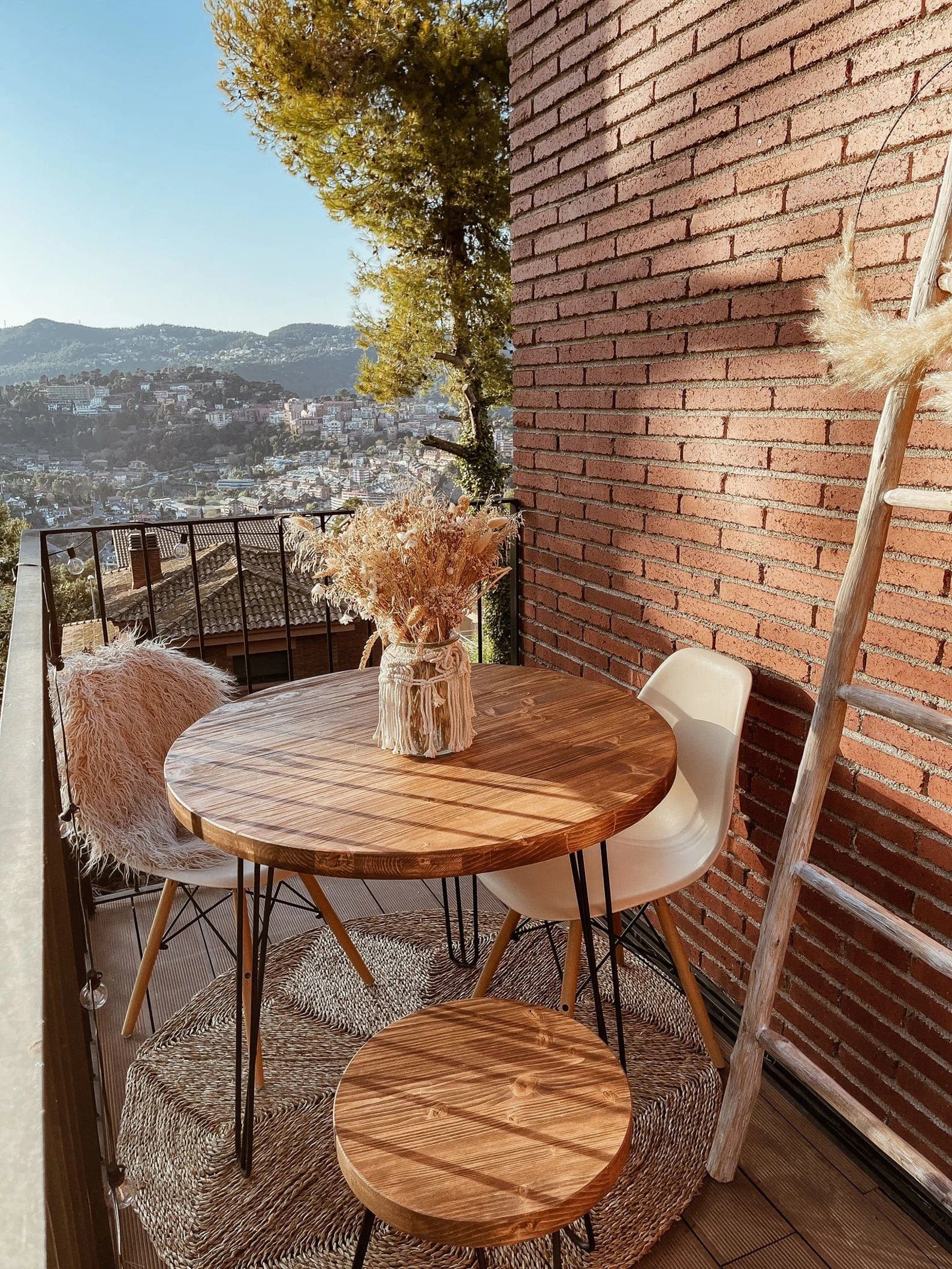 Table a manger ronde bois