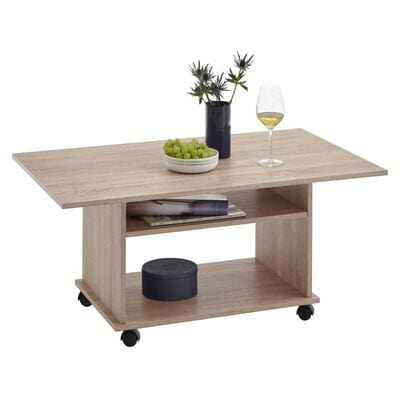 Table basse avec roulettes