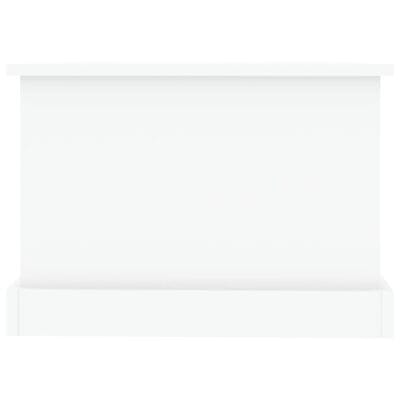 Table basse blanc brillant