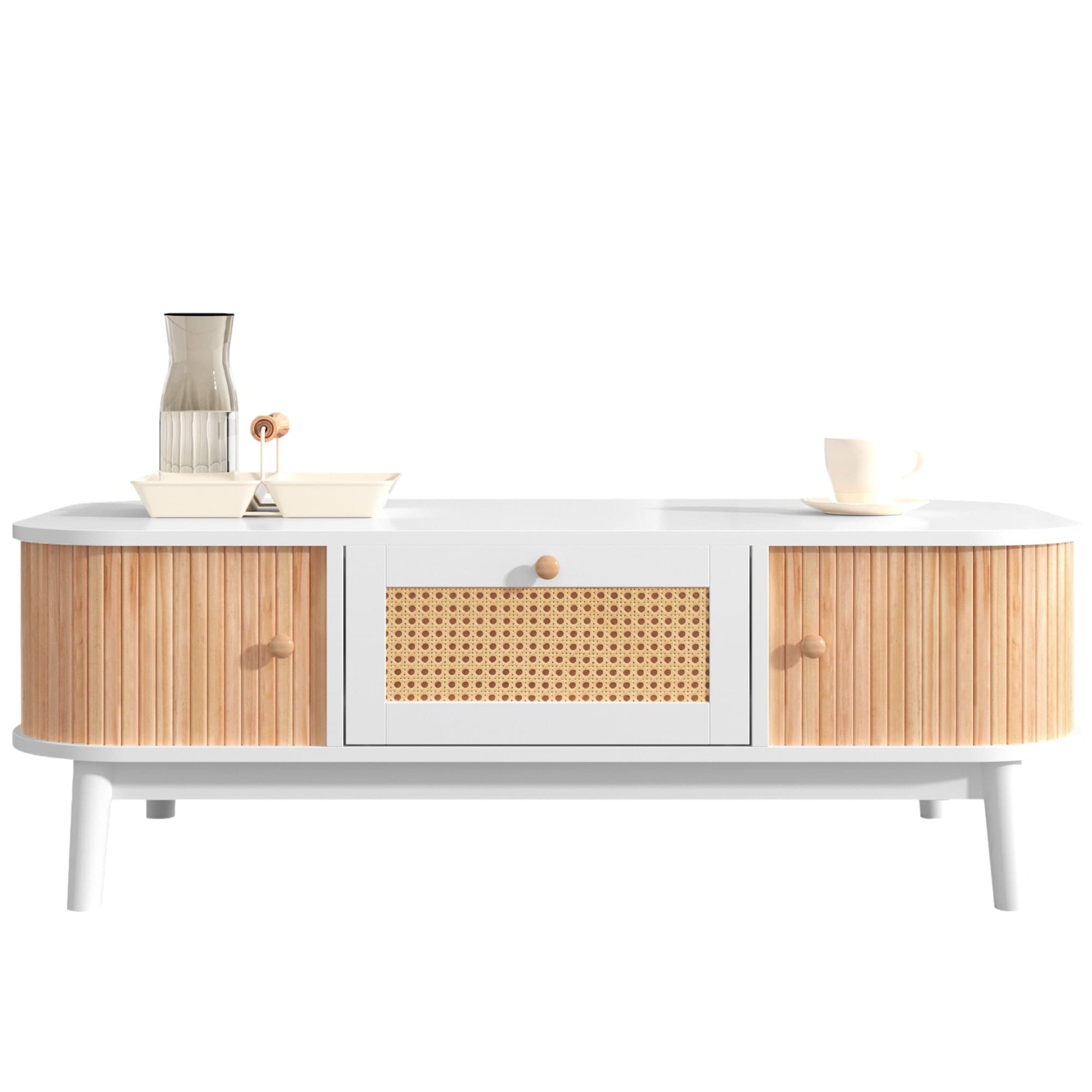 Table basse bois blanc