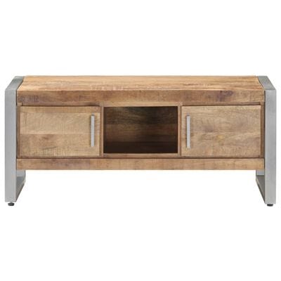 Table basse bois brut