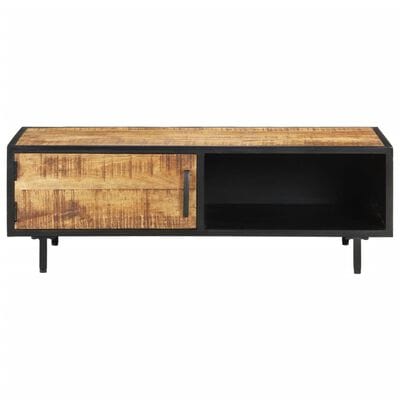 Table basse bois brut