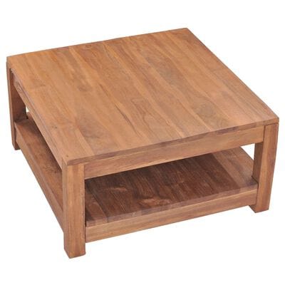 Table basse bois carrée