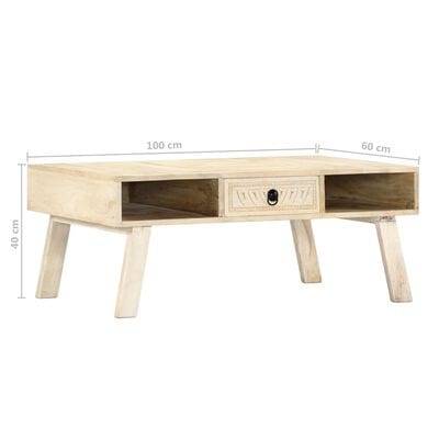 Table basse bois clair