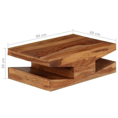 Table basse bois design