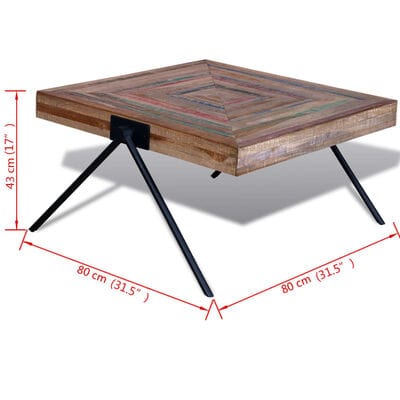 Table basse bois design