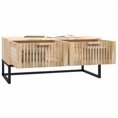 Table basse bois et fer
